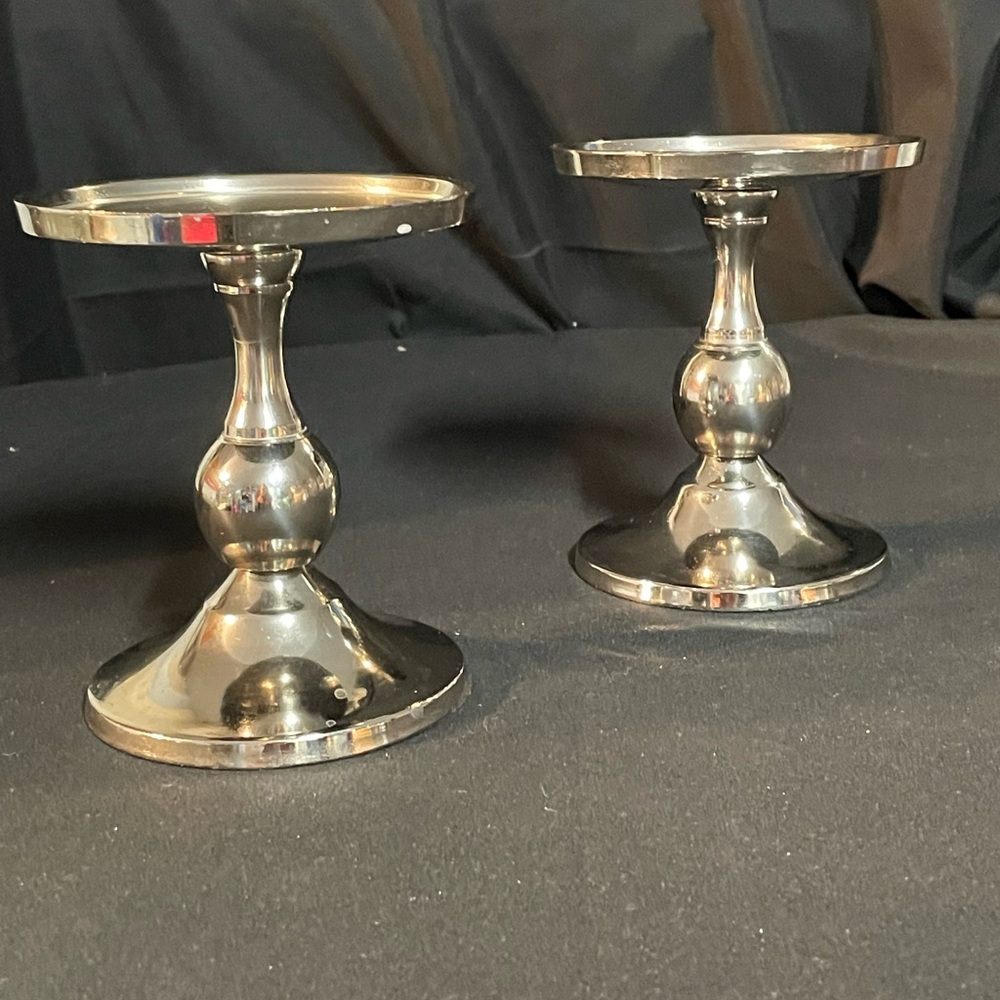 Metal Candleholders - Set of 3 - Picture 2 of 3